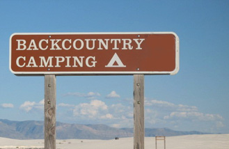 White Sands Backcountry Camping Ground