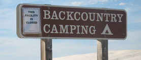 Camping at White Sands National Monument