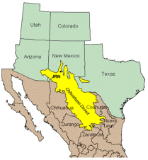 Chihuahua Desert - Map