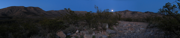 Moon over New Mexico