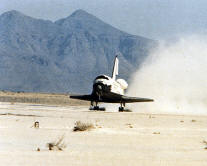 Space Shuttle Columbia landing at WSSH, 1982