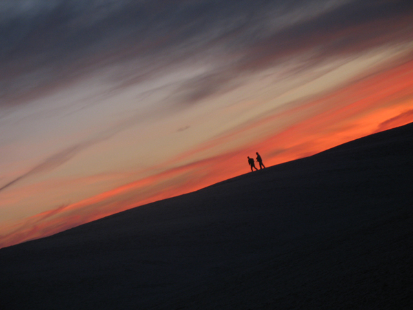 White Sands at Dusk